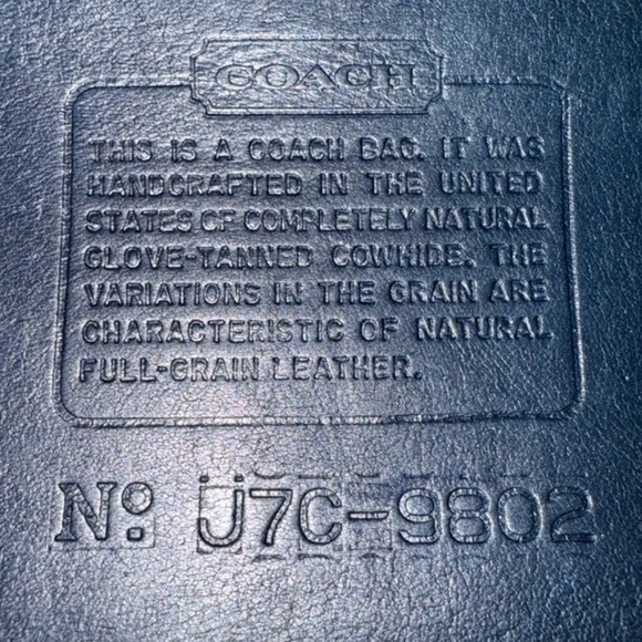 COACH VINTAGE EQUESTRIAN ZIP BAG No 9802 - Picture 15 of 16